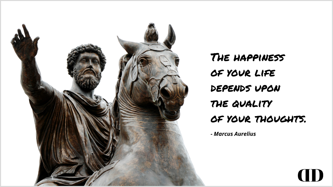 marcus aurelius quote - happiness - david didier